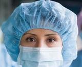 Sanitary non woven disposable hospital bouffant caps/nurse cap/medical dotcor cap