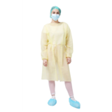 Economical Disposable Elastic Cuffs Medical Non Woven Disposable Isolation Gown For Hospital Use